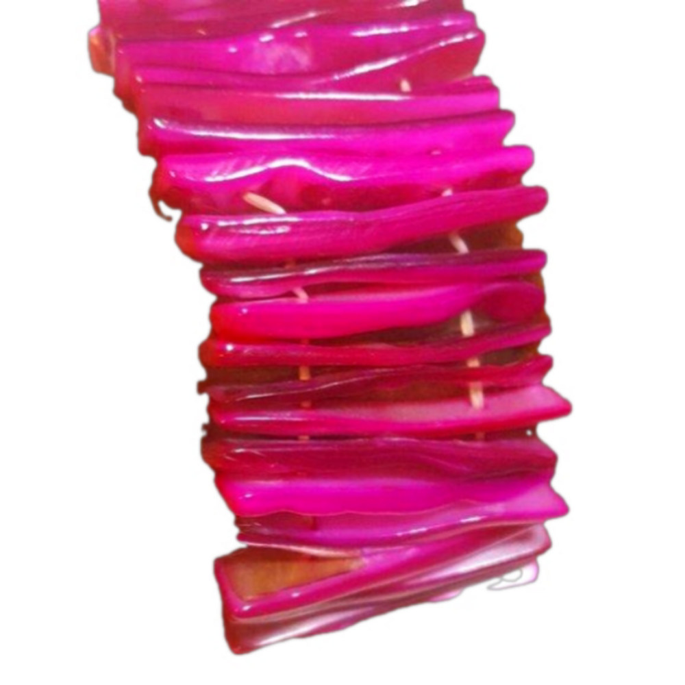 Pink Shell Stretchable Bracelet